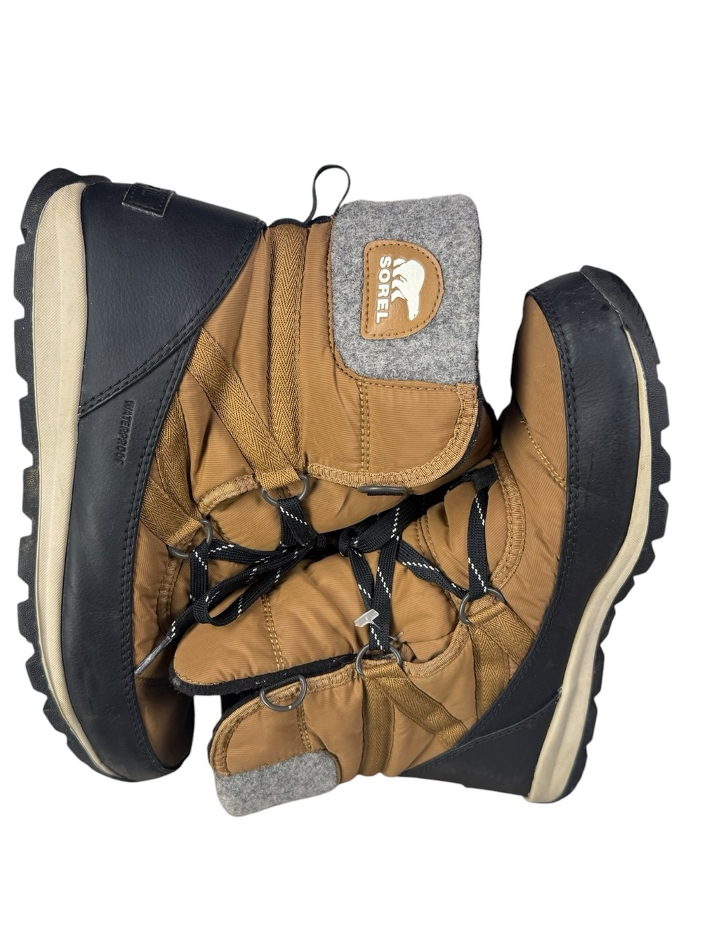 Sorel Whitney II Short Lace Waterproof Winter Boots Elk Brown Size 9 - Picture 9 of 15